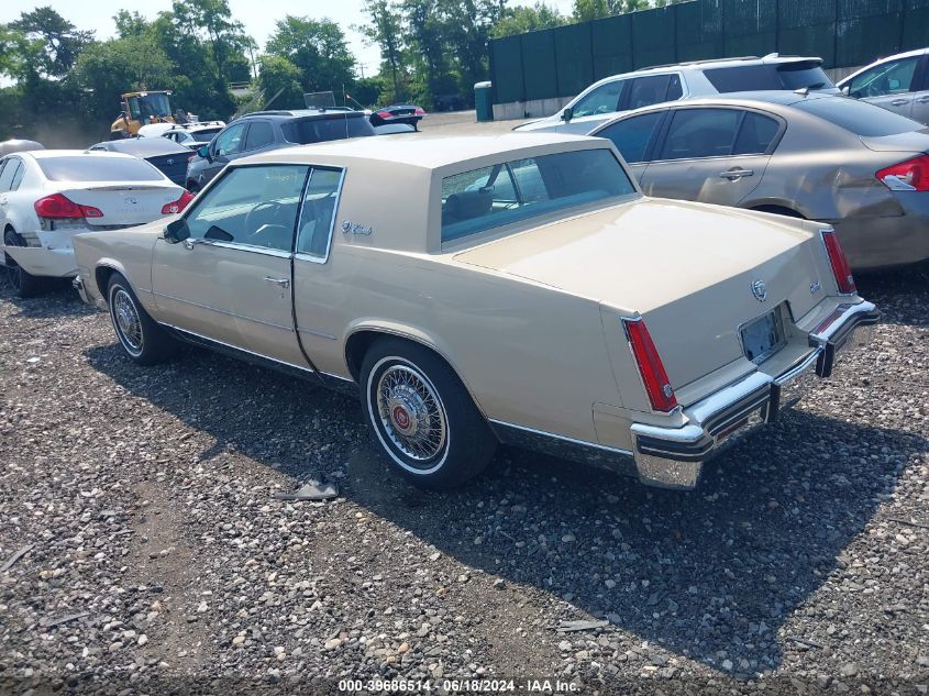 1985 Cadillac Eldorado VIN: 1G6EL5781FE668779 Lot: 39686514