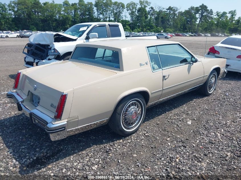 1985 Cadillac Eldorado VIN: 1G6EL5781FE668779 Lot: 39686514