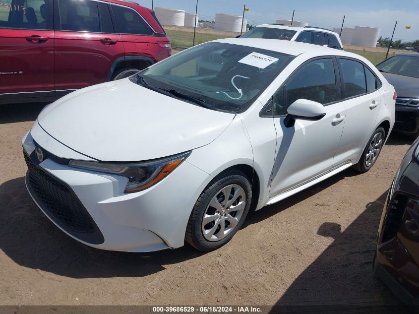 2021 Toyota Corolla Le VIN: 5YFEPMAE0MP232130 Lot: 39686529