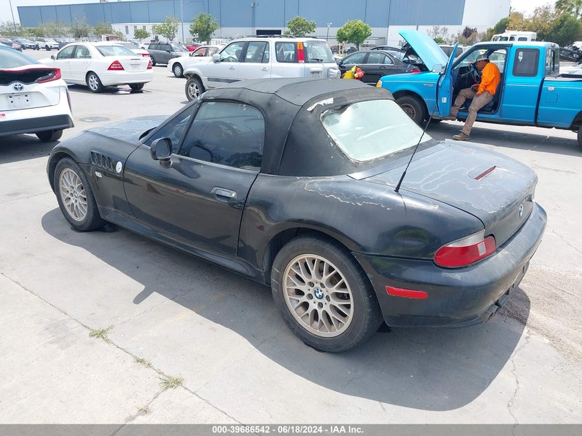 2001 BMW Z3 2.5I VIN: WBACN33491LM03115 Lot: 39686542