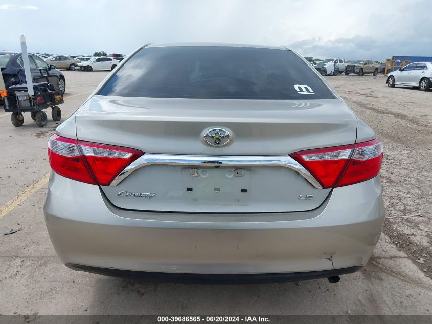 2016 Toyota Camry Le VIN: 4T4BF1FK1GR554898 Lot: 39686565