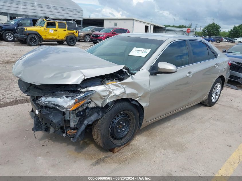 2016 Toyota Camry Le VIN: 4T4BF1FK1GR554898 Lot: 39686565