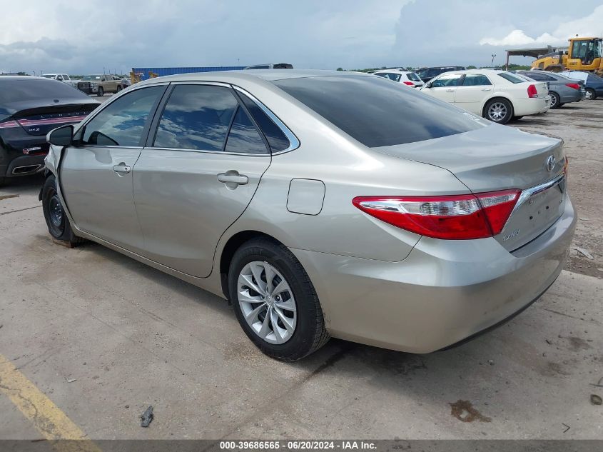 2016 Toyota Camry Le VIN: 4T4BF1FK1GR554898 Lot: 39686565