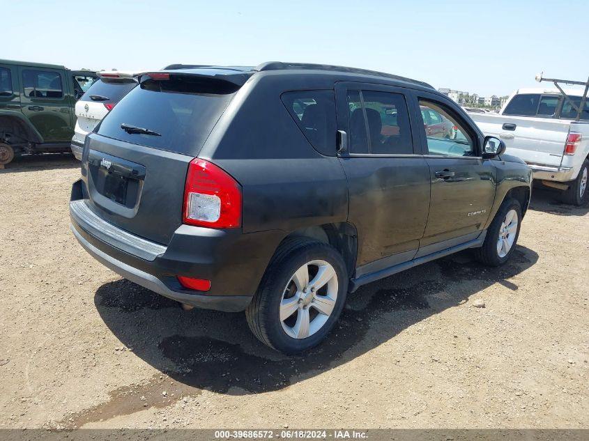 2012 Jeep Compass Sport VIN: 1C4NJCBA2CD573652 Lot: 39686572