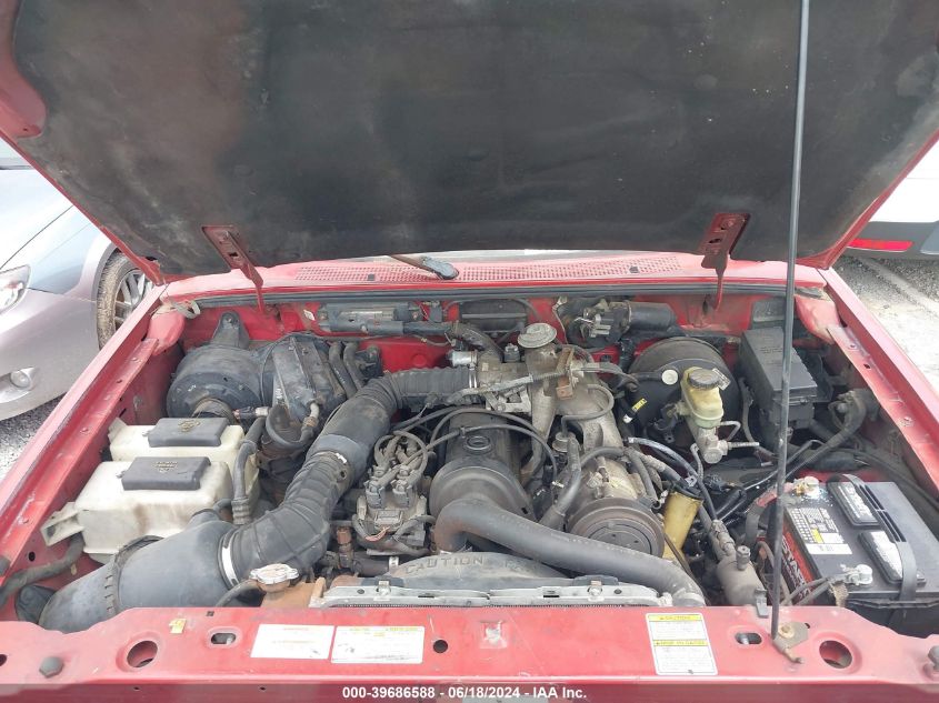 1997 Ford Ranger Splash/Xl/Xlt VIN: 1FTCR10A4VUC81284 Lot: 39686588