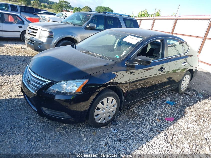 2013 Nissan Sentra Sv VIN: 3N1AB7AP2DL705252 Lot: 39686597