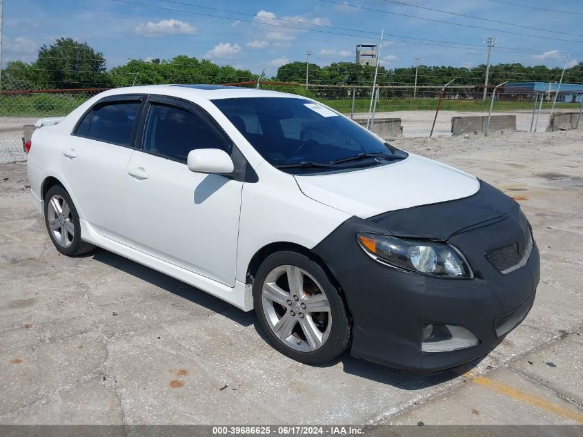 2010 Toyota Corolla Xrs VIN: 2T1BE4EE8AC038699 Lot: 39686625