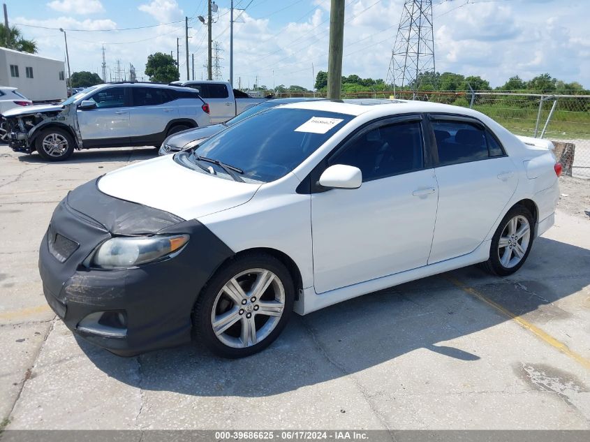 2010 Toyota Corolla Xrs VIN: 2T1BE4EE8AC038699 Lot: 39686625