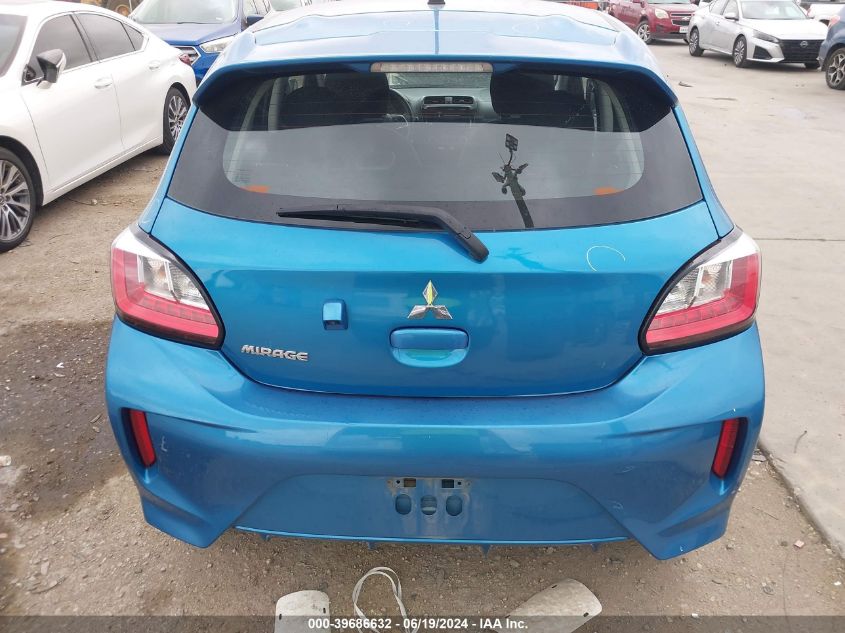 2022 Mitsubishi Mirage Es/Le VIN: ML32AUHJ8NH003850 Lot: 39686632