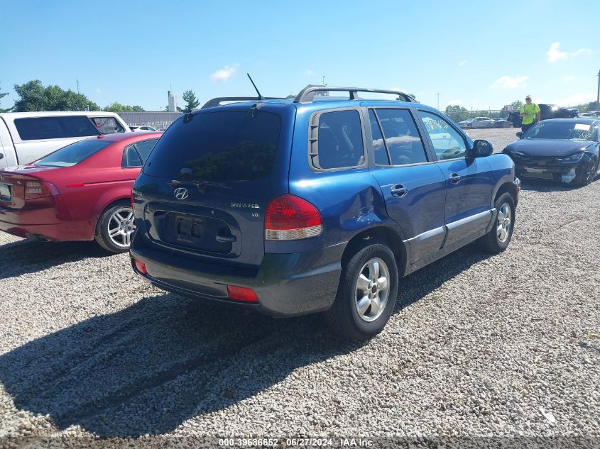 2006 Hyundai Santa Fe Gls/Limited VIN: KM8SC13D66U108317 Lot: 39686652