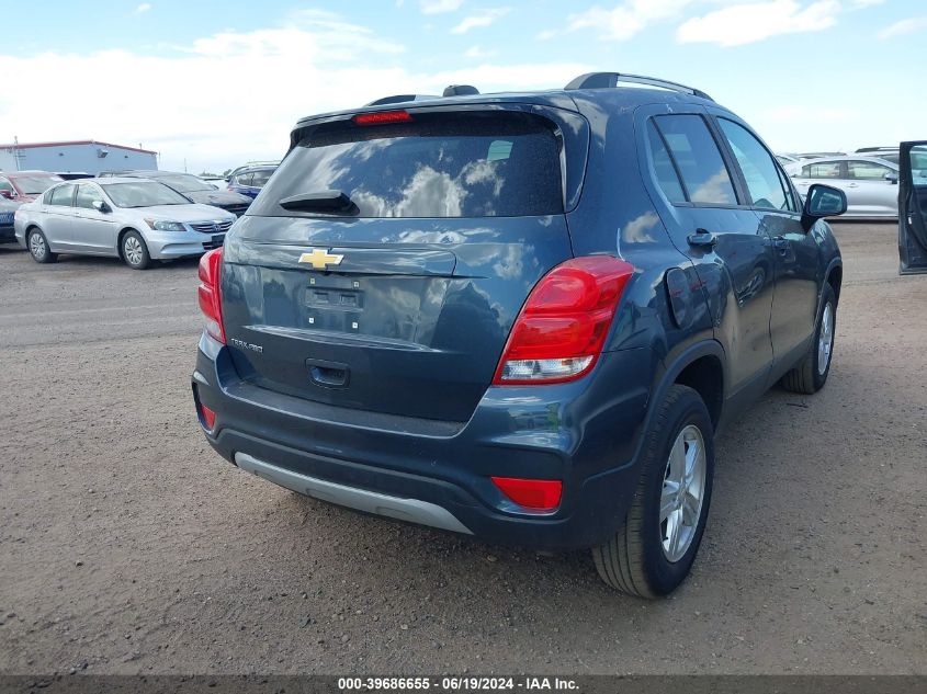 2021 Chevrolet Trax Awd Lt VIN: KL7CJPSM8MB364869 Lot: 39686655