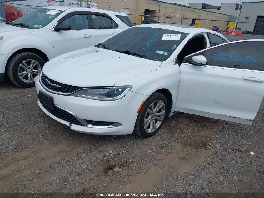 2015 Chrysler 200 Limited VIN: 1C3CCCAB2FN695054 Lot: 39686656