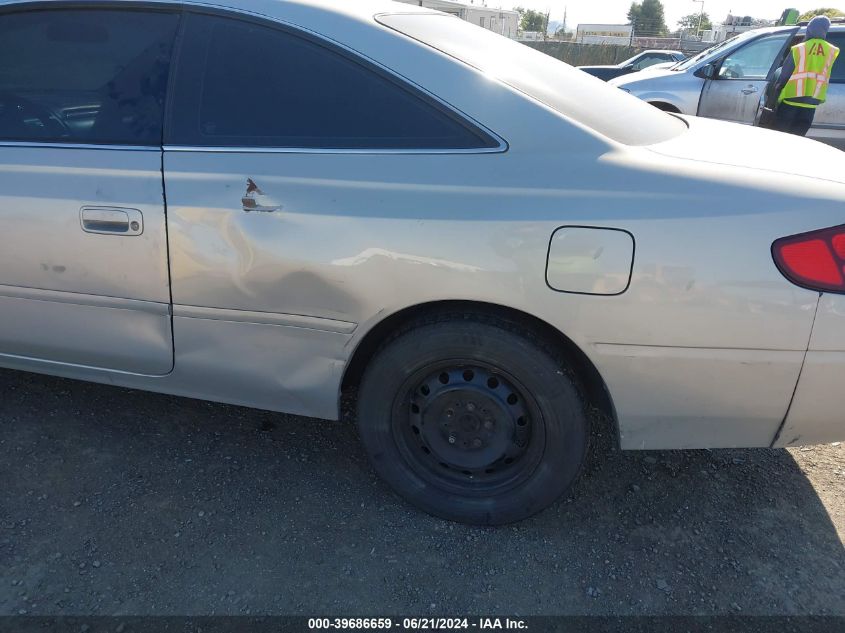 2000 Toyota Camry Solara Se VIN: 2T1CG22P0YC312884 Lot: 39686659