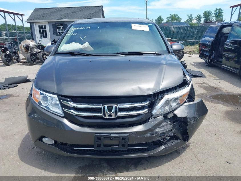 2017 Honda Odyssey Touring/Touring Elite VIN: 5FNRL5H91HB012279 Lot: 39686672