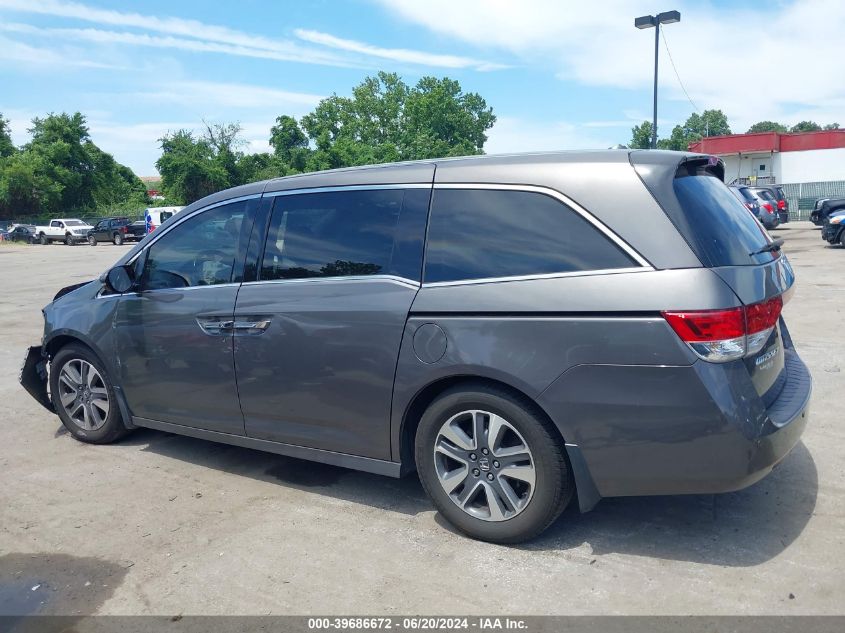 2017 Honda Odyssey Touring/Touring Elite VIN: 5FNRL5H91HB012279 Lot: 39686672