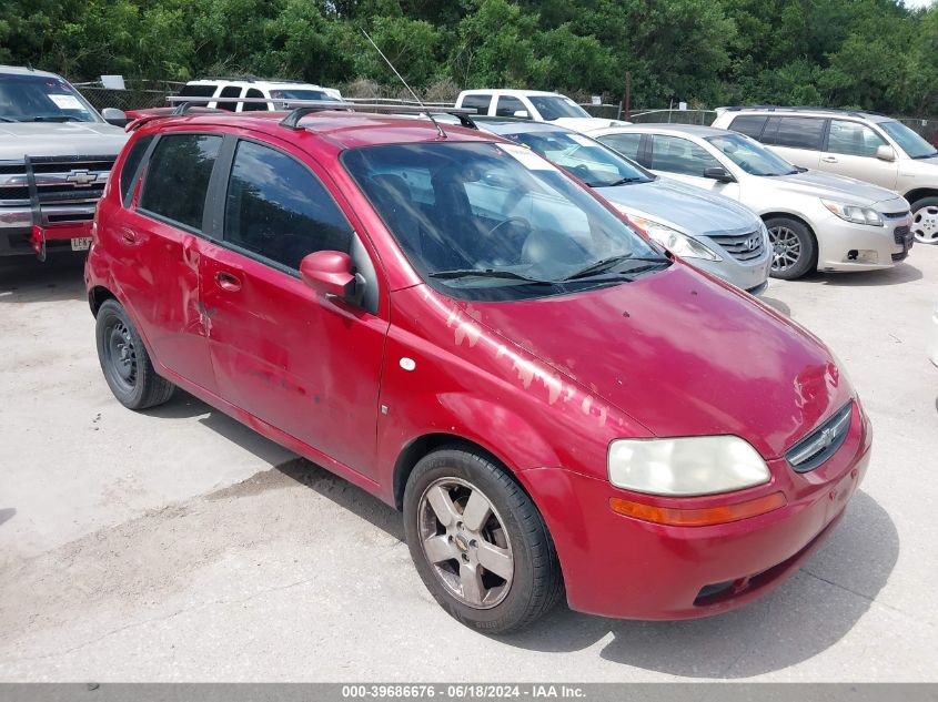 2008 Chevrolet Aveo 5 Ls VIN: KL1TD66618B038943 Lot: 39686676