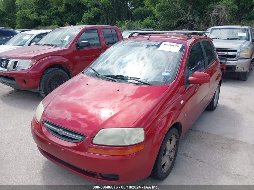 2008 Chevrolet Aveo 5 Ls VIN: KL1TD66618B038943 Lot: 39686676