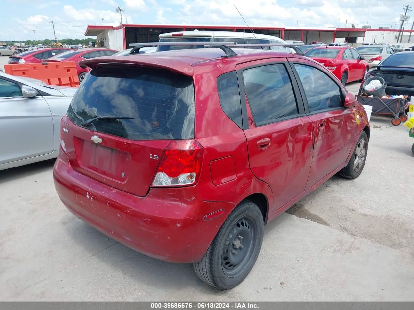 2008 Chevrolet Aveo 5 Ls VIN: KL1TD66618B038943 Lot: 39686676