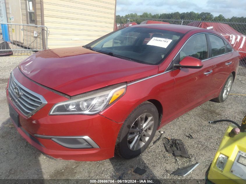 2017 Hyundai Sonata Se VIN: 5NPE24AF2HH472659 Lot: 39686704