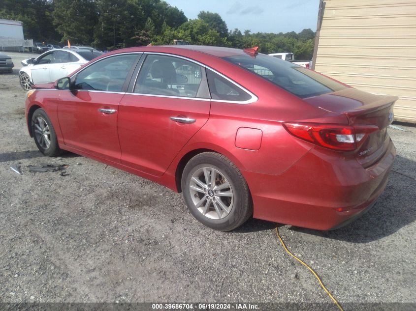 2017 Hyundai Sonata Se VIN: 5NPE24AF2HH472659 Lot: 39686704