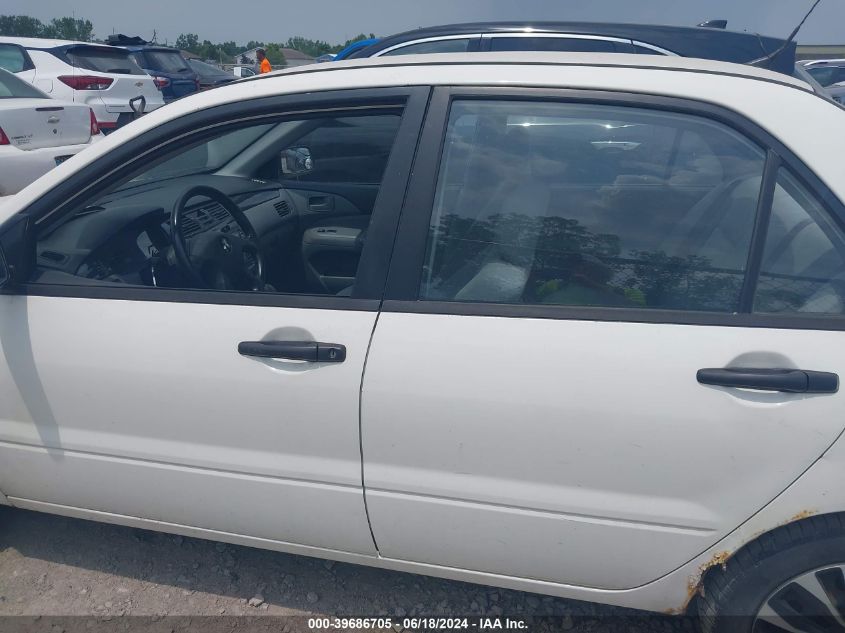 2006 Mitsubishi Lancer Es/Se VIN: JA3AJ26EX6U031921 Lot: 39686705