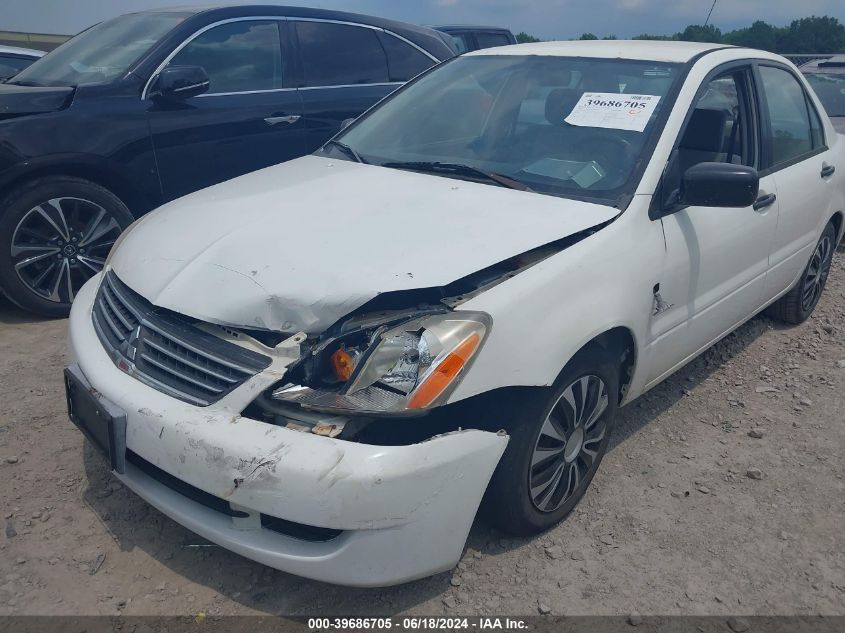 2006 Mitsubishi Lancer Es/Se VIN: JA3AJ26EX6U031921 Lot: 39686705