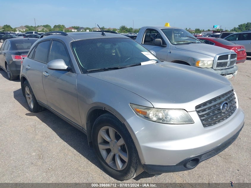 2003 Infiniti Fx35 VIN: JNRAS08U73X001938 Lot: 39686712