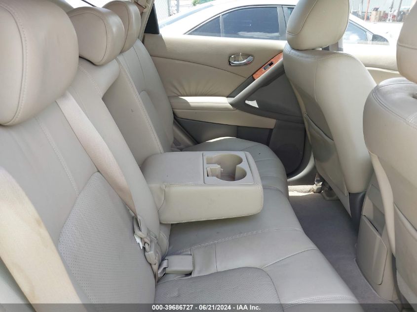 2009 Nissan Murano Le VIN: JN8AZ18W59W139337 Lot: 39686727