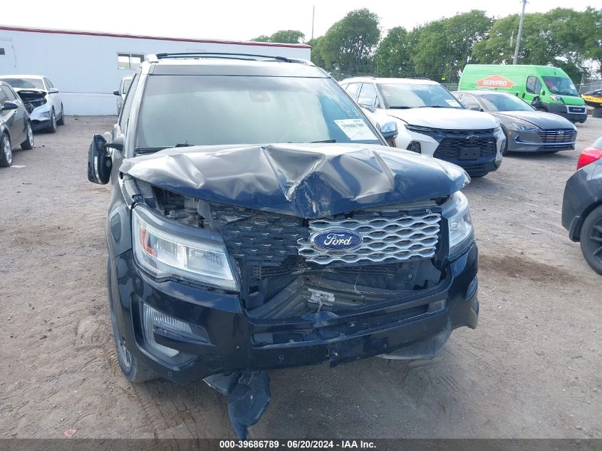 2016 Ford Explorer Platinum VIN: 1FM5K8HTXGGD13390 Lot: 39686789