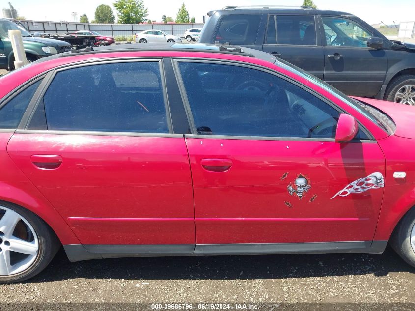 2003 Audi A4 1.8T VIN: WAULC68EX3A338220 Lot: 39686796