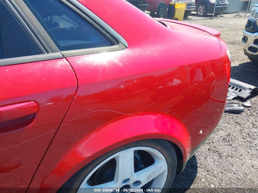 2003 Audi A4 1.8T VIN: WAULC68EX3A338220 Lot: 39686796