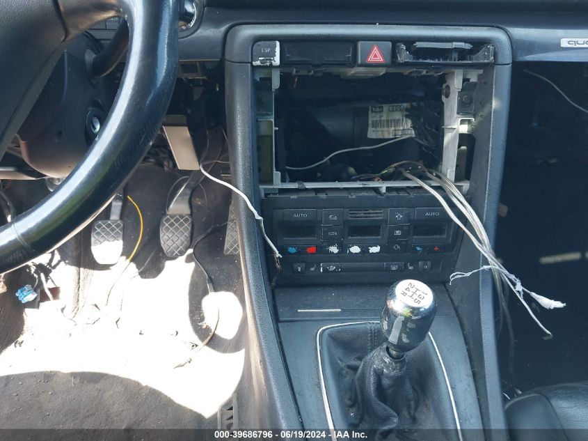 2003 Audi A4 1.8T VIN: WAULC68EX3A338220 Lot: 39686796