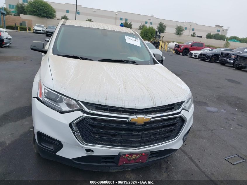 2020 Chevrolet Traverse Ls VIN: 1GNERFKW2LJ308051 Lot: 39686801