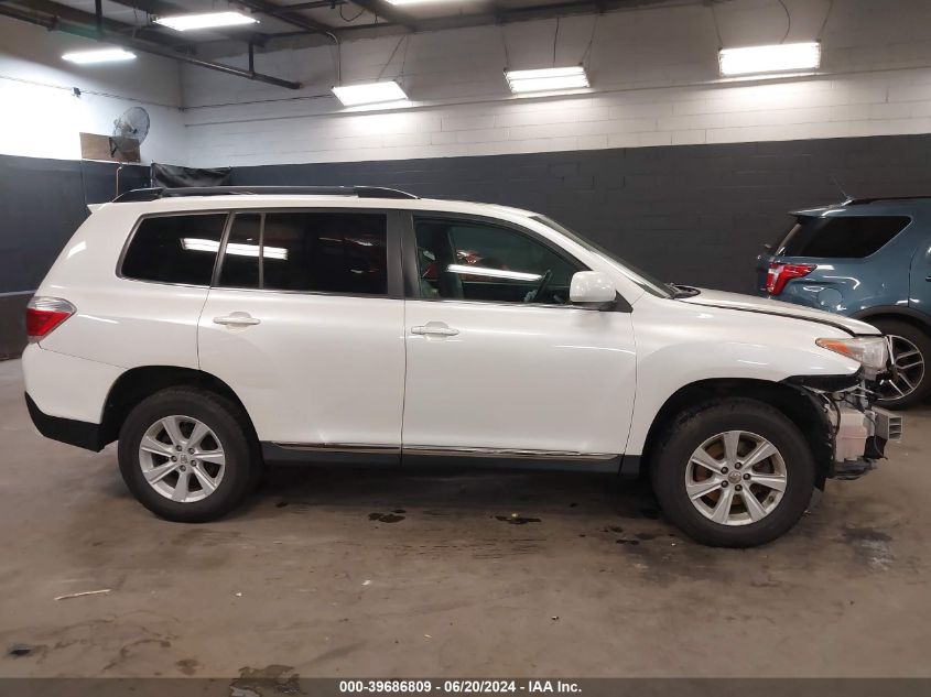 2012 Toyota Highlander Se V6 VIN: 5TDBK3EH1CS115274 Lot: 39686809