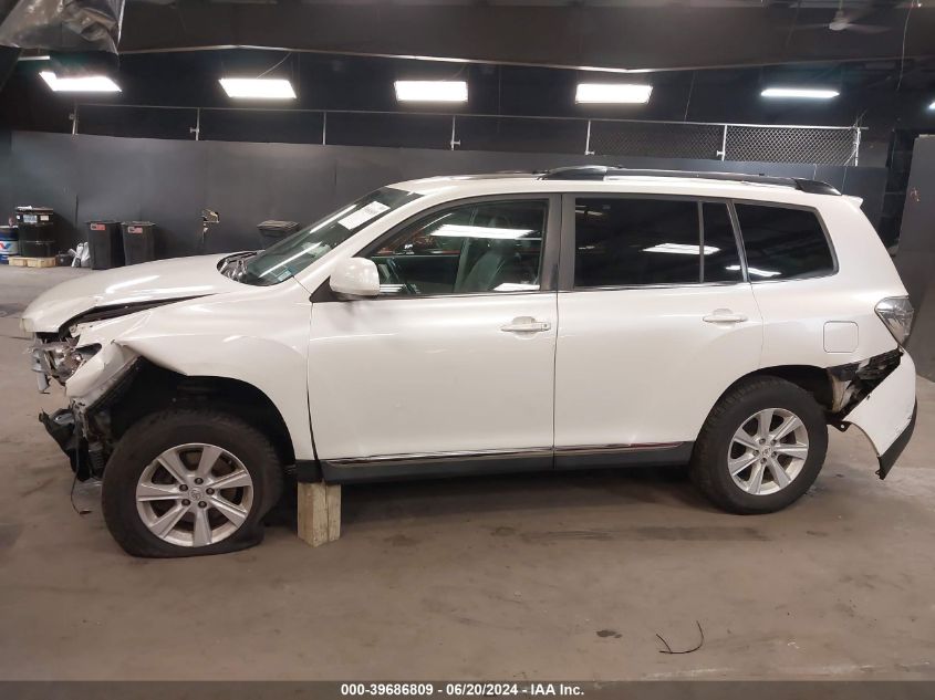 2012 Toyota Highlander Se V6 VIN: 5TDBK3EH1CS115274 Lot: 39686809