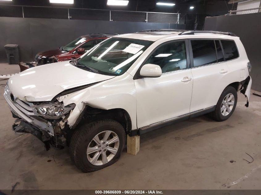 2012 Toyota Highlander Se V6 VIN: 5TDBK3EH1CS115274 Lot: 39686809