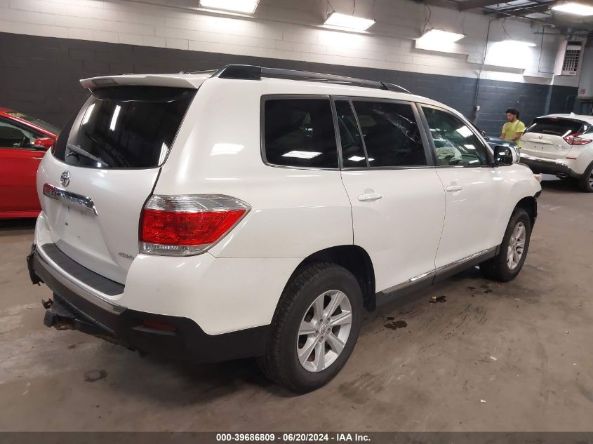 2012 Toyota Highlander Se V6 VIN: 5TDBK3EH1CS115274 Lot: 39686809