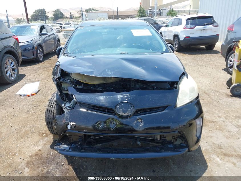 2012 Toyota Prius Two VIN: JTDKN3DU3C5385554 Lot: 39686850