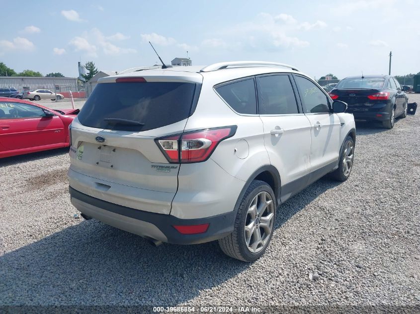 2017 Ford Escape Titanium VIN: 1FMCU0J95HUD17707 Lot: 39686854