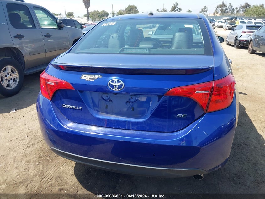 2017 Toyota Corolla Se VIN: 5YFBURHE6HP603344 Lot: 39686861
