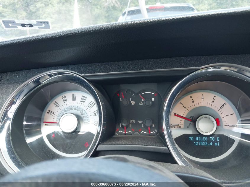 2012 Ford Mustang V6 Premium VIN: 1ZVBP8AM2C5235749 Lot: 39686873