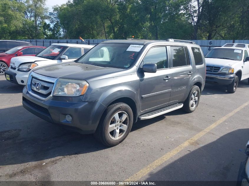 2011 Honda Pilot Ex-L VIN: 5FNYF4H67BB020722 Lot: 39686880