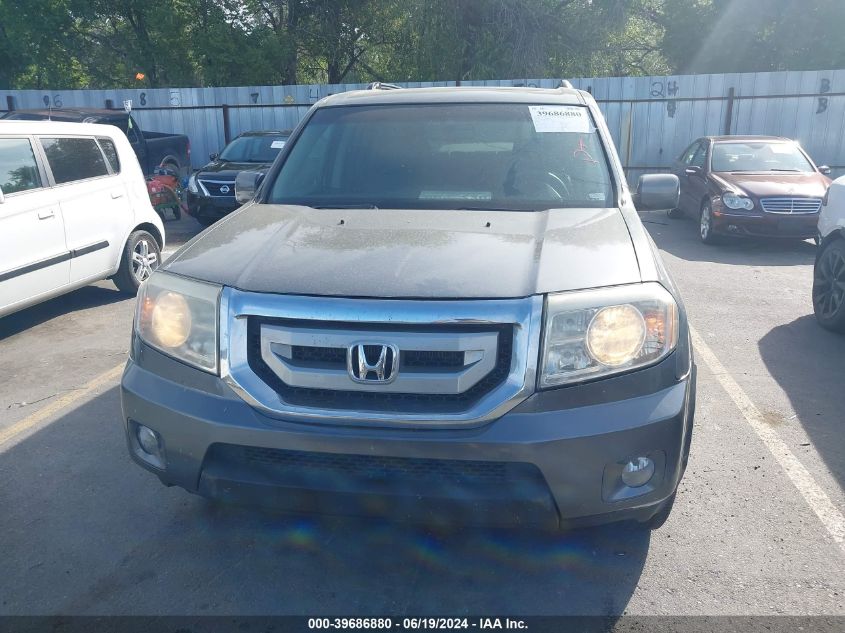 2011 Honda Pilot Ex-L VIN: 5FNYF4H67BB020722 Lot: 39686880