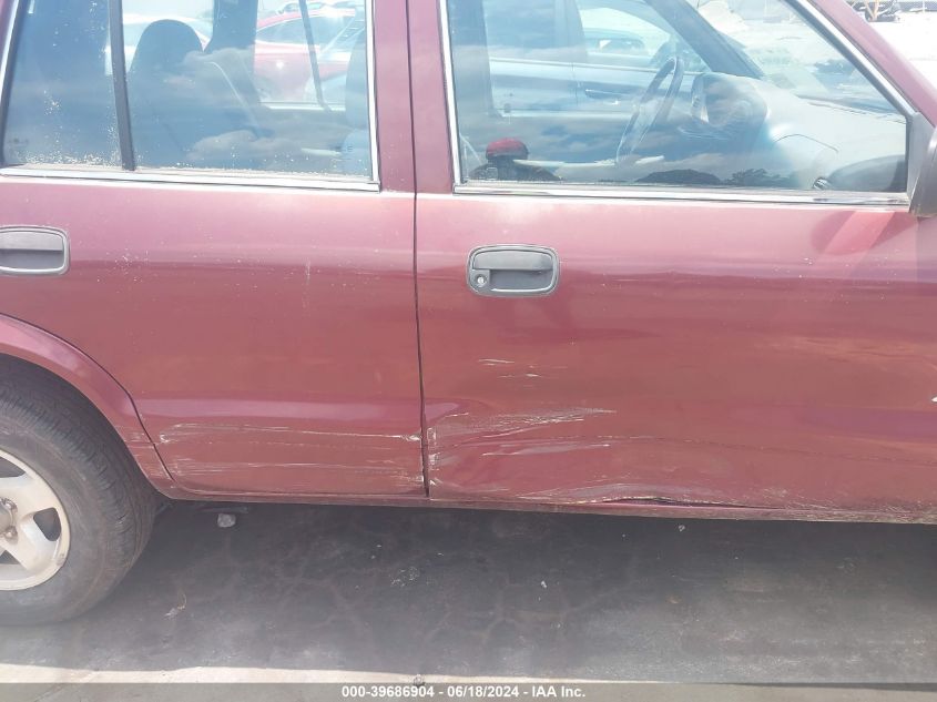 2001 Kia Sportage Ex/Limited VIN: KNDJA723815096028 Lot: 39686904