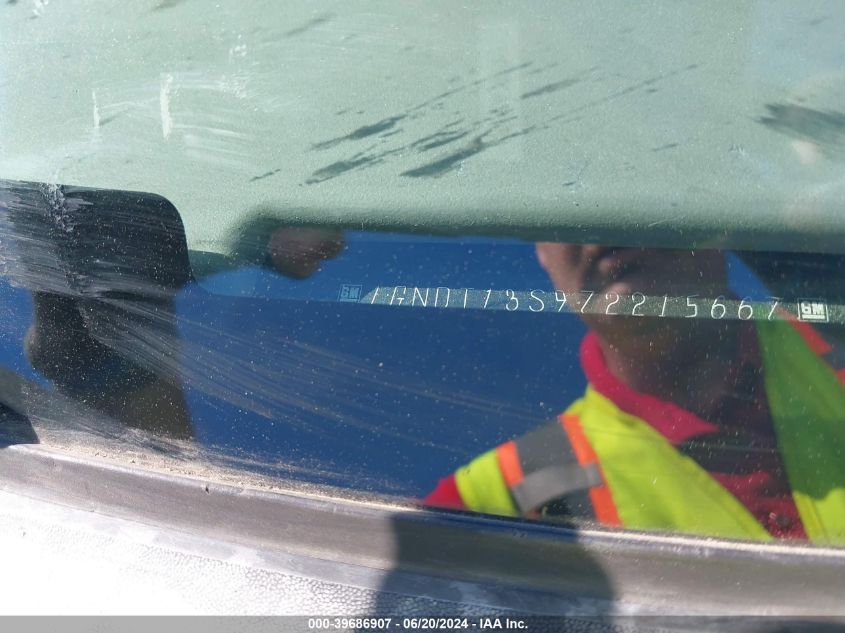 2007 Chevrolet Trailblazer Ls VIN: 1GNDT13S972215667 Lot: 39686907