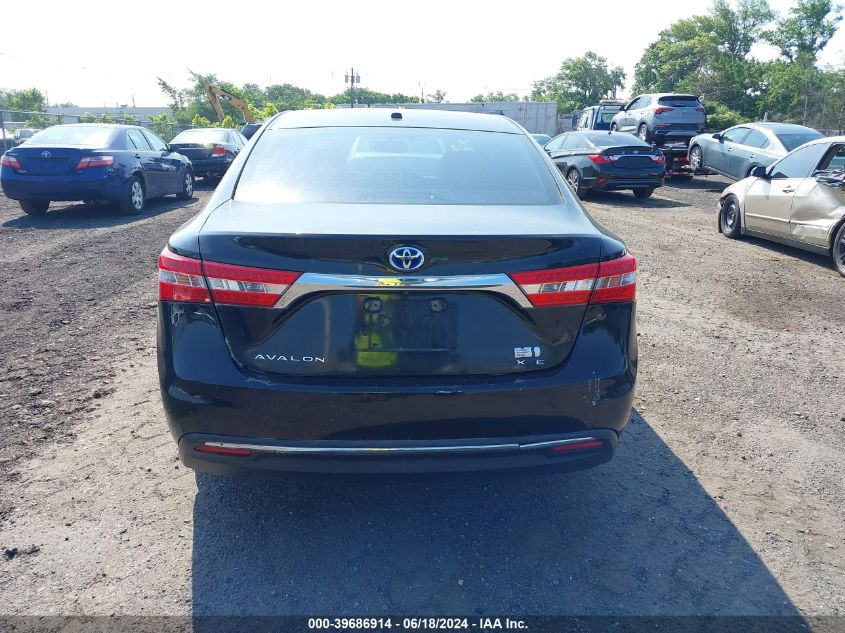 2014 Toyota Avalon Hybrid VIN: 4T1BD1EB0EU033363 Lot: 39686914