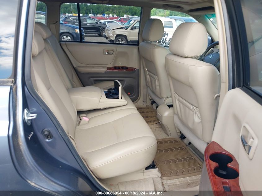 2005 Toyota Highlander Limited V6 VIN: JTEEP21A850068201 Lot: 39686954