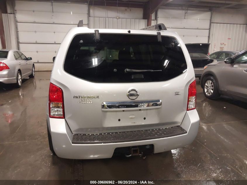 2009 Nissan Pathfinder Se VIN: 5N1AR18B99C608886 Lot: 39686962