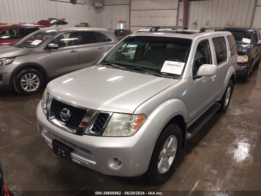 2009 Nissan Pathfinder Se VIN: 5N1AR18B99C608886 Lot: 39686962