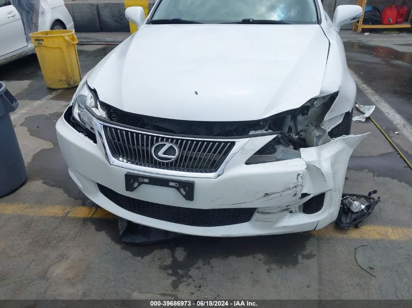 2010 Lexus Is 250 VIN: JTHBF5C25A5110756 Lot: 39686973